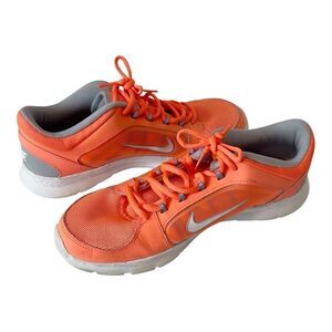 Nike Wimens Flex Trainer 4 Orange Running Shoes Sneakers Size 8.5
